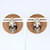 Hermès Hermes Serie Earrings in Wood and Metal Brown Silvery  - view 3