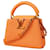 Mini Capucines Louis Vuitton Arancione Pelle  ref.1517151