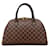 Braune Louis Vuitton Damier Ebene Ribera MM Handtasche Leder  ref.1517281