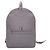 Thom Browne Klassischer Rucksack aus grauem Leder