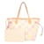 Louis Vuitton Neverfull MM Damier Tote Bag White Peach Cloth  ref.1518779