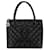 Chanel Schwarze Kaviar Medaillon Tasche Leder  ref.1518935