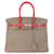 Hermès Hermes Birkin 35 Handbag in Taurillon Leather Red Grey  ref.1519928