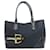 Gucci 137385 GG Shelly Line Horsebit Tote Bag Black Cloth  ref.1520040