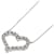 Tiffany & Co. Sentimental Heart Diamond Large Necklace Platinum  ref.1520046