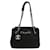 Chanel V-Stitch Tote Bag Black Leather Cloth  ref.1520059