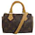 Louis Vuitton Nano Speedy Tote Bag Brown Monogram Patent leather  ref.1520124