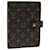 LOUIS VUITTON Monogram Agenda MM Day Planner Cover R20105 LV Auth 81485 Cloth  ref.1520238