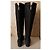 Botas Chanel de cuero negro - vista 5