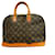 Louis Vuitton Alma Castaño Lienzo  ref.1520726