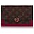 Portefeuille Louis Vuitton Monogram Flore marron sur chaîne Toile  ref.1520870