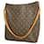 Louis Vuitton Looping GM Marrone Tela  ref.1521071