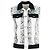 Chaleco con estampado de serpiente Sandro Paris en denim blanco