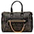 Bolsa Boston Medusa da Versace Marrom Preto Couro Plástico  ref.1521999