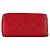 Zippy Monedero de cuero Monogram Empreinte Louis Vuitton Roja - vista 3