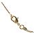 Collana Chanel Coco Mark Mademoiselle Heart Nero Bianco D'oro - vista 3