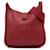 Hermès Red Clemence Evelyne III PM Dark red Leather Pony-style calfskin  ref.1522149