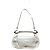 Borsa Prada Vitello Daino con manico in metallo bianca Bianco