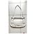 Borsa Prada Vitello Daino con manico in metallo bianca Bianco - vista 2
