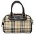 Borsa a mano in nylon nero e beige con motivo Nova Check di BURBERRY Auth yk13499 - vista 2