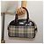Borsa a mano in nylon nero e beige con motivo Nova Check di BURBERRY Auth yk13499 - vista 23