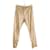 Zadig & Voltaire Pantaloni dritti dorati D'oro Viscosa  ref.1522973