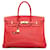 Birkin Hermès HERMES HandbagsLeather Red  ref.1523007