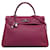 Kelly Hermès HERMES HandbagsLeather Purple  ref.1523034