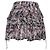 Saia mini com babados estampada Megan Iro Paris em viscose multicolorida - vista 3