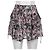 Saia mini com babados estampada Megan Iro Paris em viscose multicolorida - vista 5