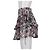 Saia mini com babados estampada Megan Iro Paris em viscose multicolorida - vista 6