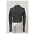 Stella Mc Cartney Chaqueta de moto de algodón negro con estampado de serpiente Stella McCartney - vista 8