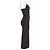 Reformation Lainey Strick-Maxikleid aus schwarzem Lyocell