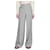 Sandro Pants, leggings Grey Viscose  ref.1523585