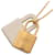 Hermès Hermes HERMES O'Kelly Necklace White Golden Leather Gold-plated  ref.1523608