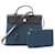 Hermès Hermes HERMES Airbag Zip PM Handbag Blue Navy blue Leather  ref.1523624