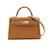 Hermès Hermes Kelly 2 Shoulder Bag Brown Golden Leather  ref.1523646