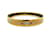 Hermès Brazalete PM de esmalte Hermes GP Dorado Amarillo Chapado en oro  ref.1523691