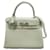 Hermès Sac à main Hermes Kelly 28 avec couture intérieure en crêpe Cuir Blanc  ref.1523786