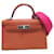 Hermès Hermes Kelly 2 Mini Cuivre Handbag Brown Leather Diamond  ref.1523787