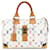 Louis Vuitton White Monogram Multicolore Speedy 30 Leather Cloth  ref.1523822