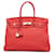 Hermès Rouge Togo Birkin Retourne 35 Cuir Veau façon poulain  ref.1523831