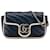 Gucci Blue Mini GG Marmont Torchon Crossbody Bag Navy blue Leather Pony-style calfskin  ref.1523870