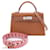 Hermès Hermes Mini Kelly 2 Gold Handbag Brown Leather  ref.1524074