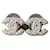 Chanel CC A11V Logo Classique Intemporel Boîte à Boucles d'Oreilles en Cristal SHW CocoMark Métal Argenté  ref.1524076