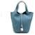 Hermès Hermes Picotin Lock PM Eclat Handbag Blue Leather  ref.1524226