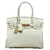 Hermès Hermes Birkin 30 Handbag in White Leather  ref.1524315