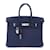 Hermès Hermes Birkin 25 Blue Navy Handbag Navy blue Leather  ref.1524349