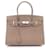 Hermès Bolso Hermes Birkin 30 Serie Etoupe Beige Gris pardo Cuero  ref.1524430