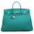 Hermès Bolsa Hermes Birkin 40 Blue Paon Azul Couro  ref.1524452